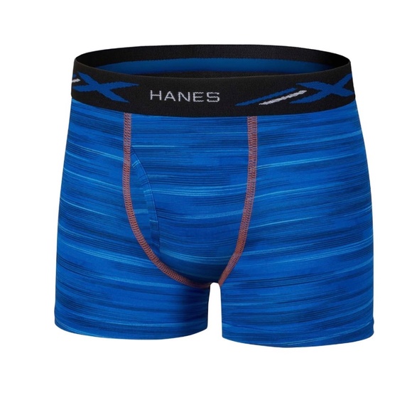 Hanes Boys' X-Temp Stretch Boxer Brief Underwear, 5-Pack - Size M (10-12) - Picture 6 of 10